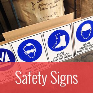 corflute safety signs